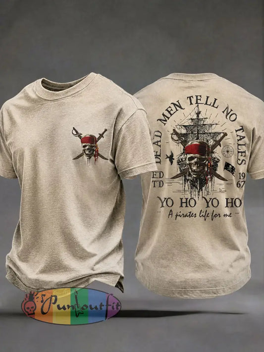 Men's "Dead men tell no tales Yo ho Yo ho A Pirates life for me" T-shirts