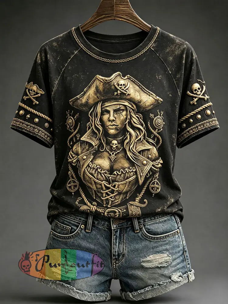 Women's Pirate Vintage T-Shirts