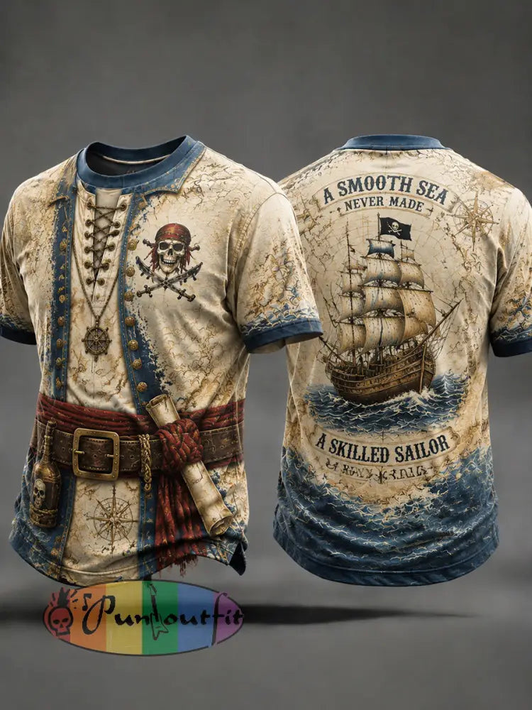 Men's Pirate Print T-Shirts