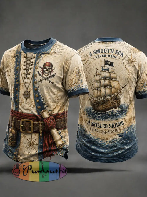 Men's Pirate Print T-Shirts