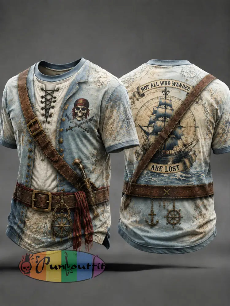 Men's Pirate Print T-Shirts