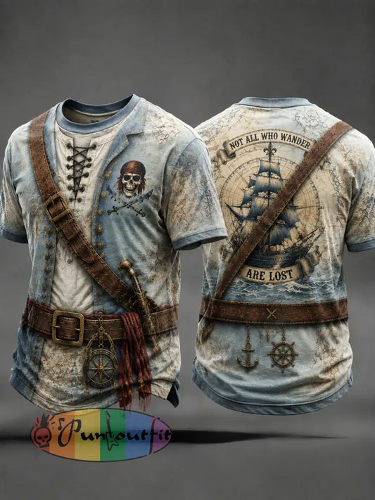 Men's Pirate Print T-Shirts
