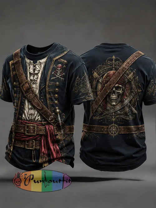 Men's Pirate Print T-Shirts