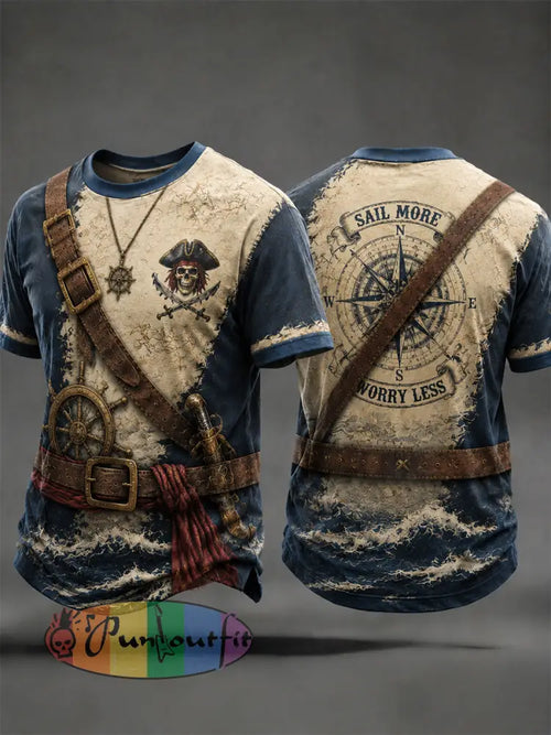 Men's Pirate Print T-Shirts