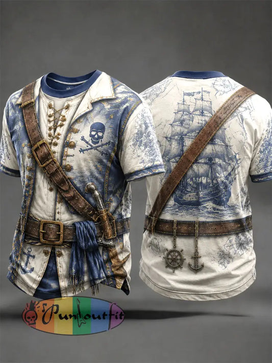 Men's Pirate Print T-Shirts