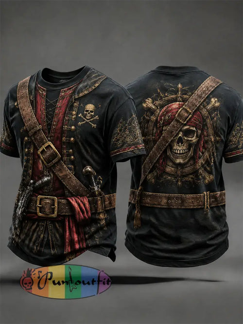 Men's Pirate Print T-Shirts