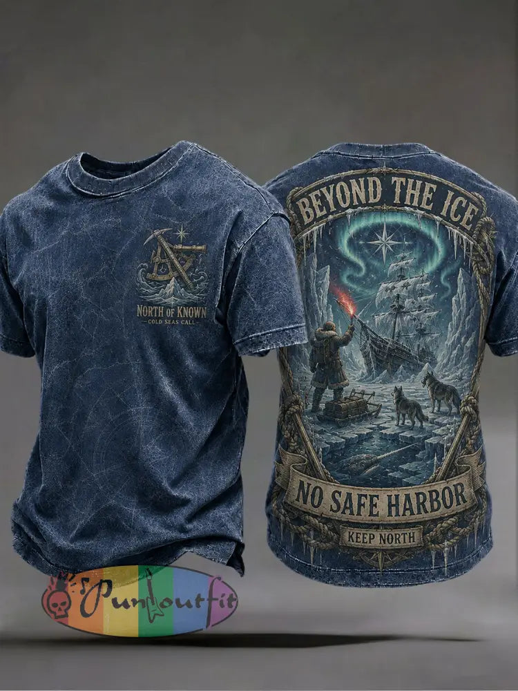 Men's "beyond the ice no safe harbor" T-shirts