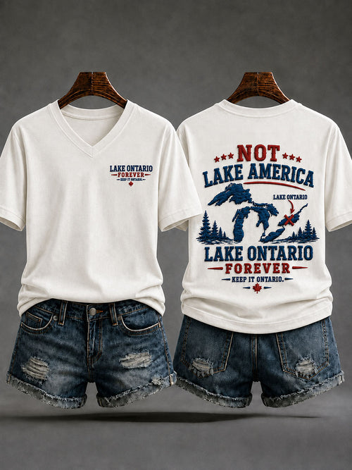Women's Lake Ontario Always And Forever Short Sleeve T-shirt