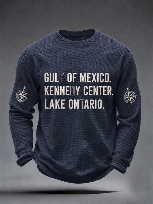 Men's Lake Ontario Always And Forever Waffle Long Sleeve Top