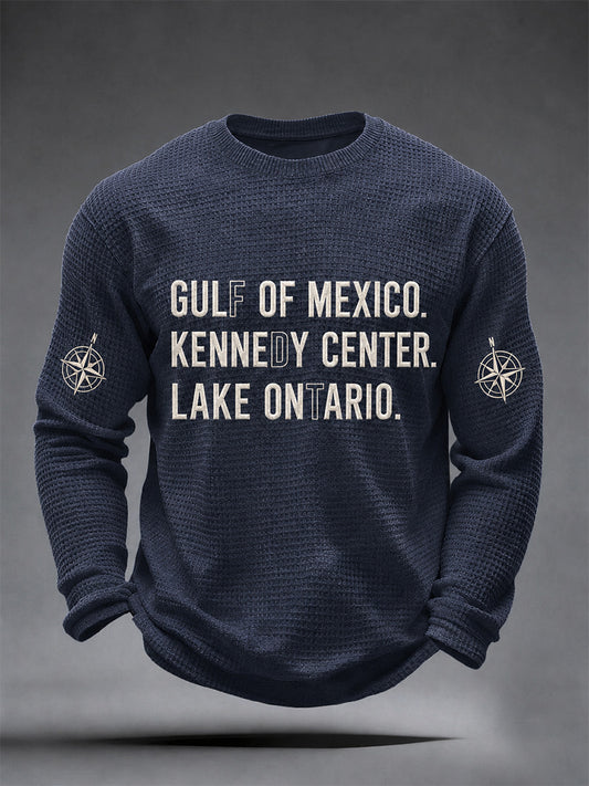 Men's Lake Ontario Always And Forever Waffle Long Sleeve Top