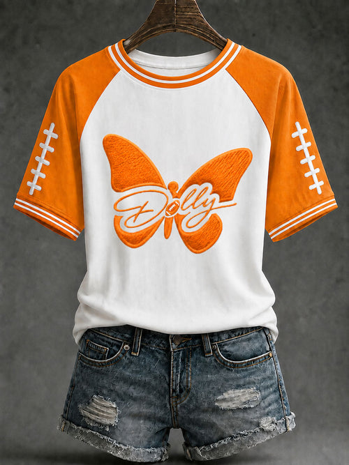 Women's Game Day Football Print Casual T-Shirt