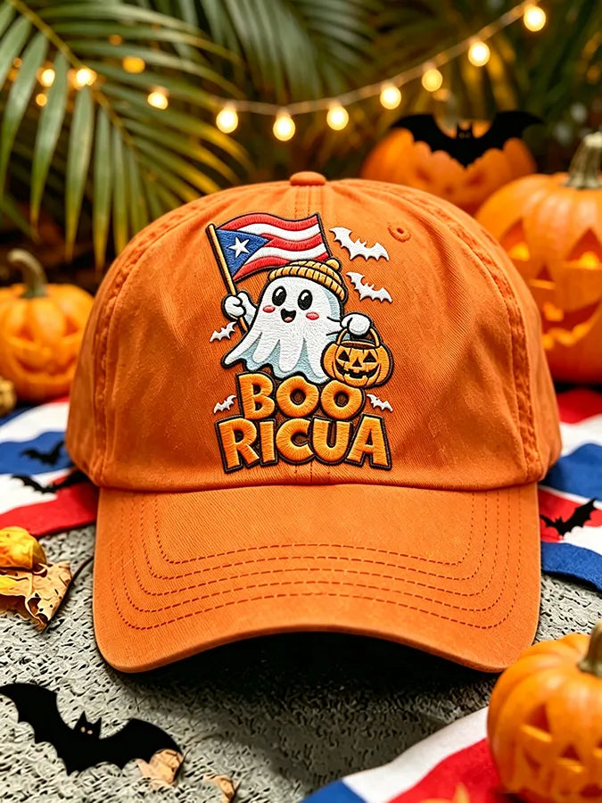 🎃Unisex Puerto Rico Halloween Printed Hat