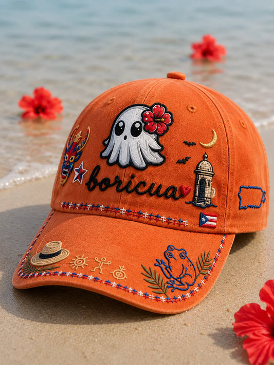 🎃Unisex Puerto Rico Halloween Graphic Hat
