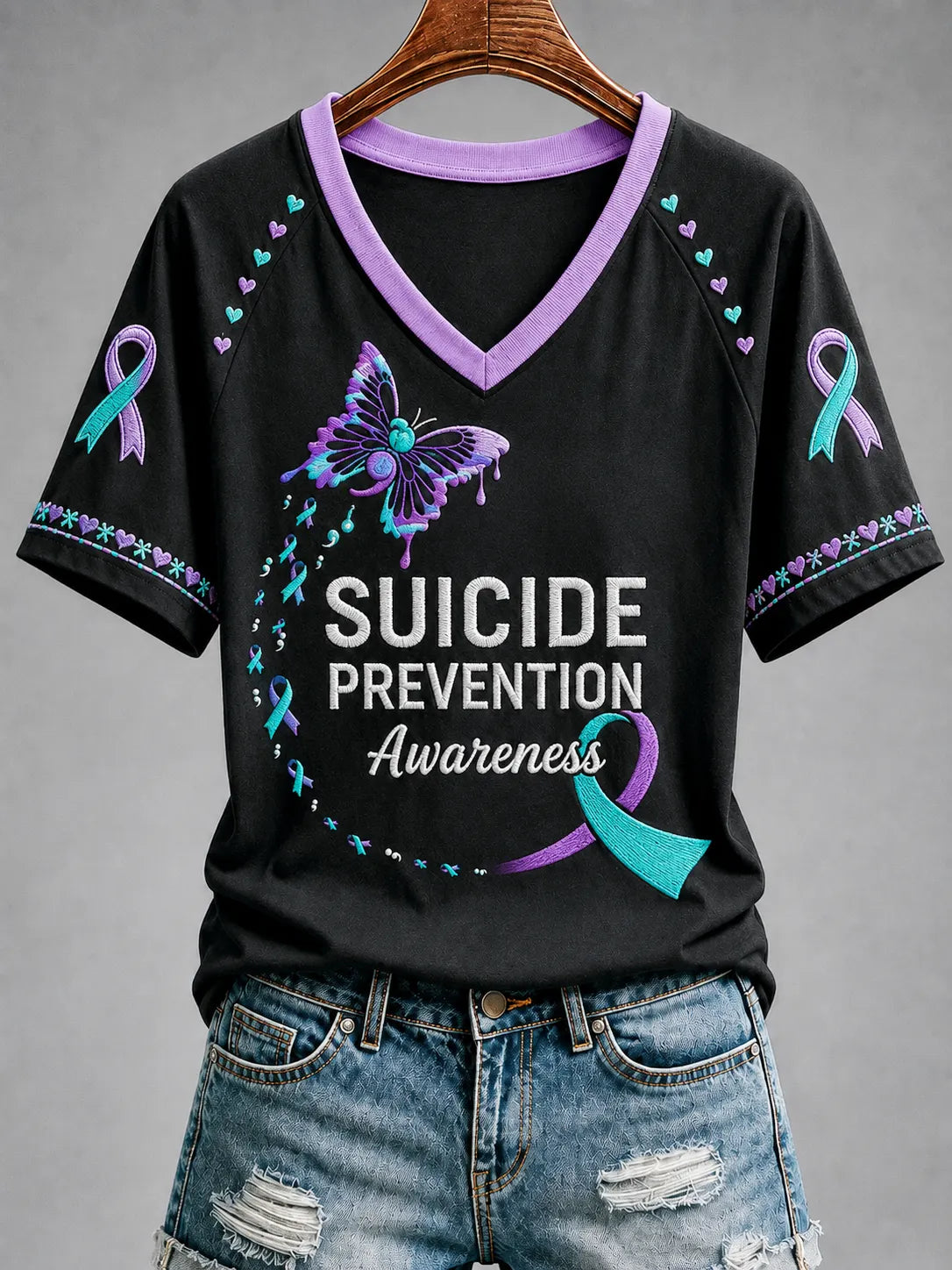 Women's Suicide Prevention Awareness T-Shirt