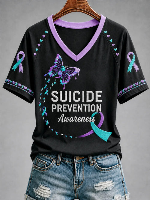 Women's Suicide Prevention Awareness T-Shirt