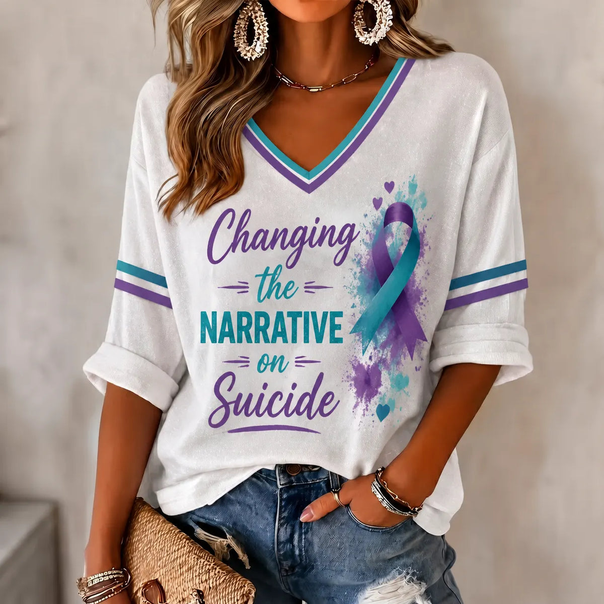Women's Suicide Prevention Awareness T-Shirt