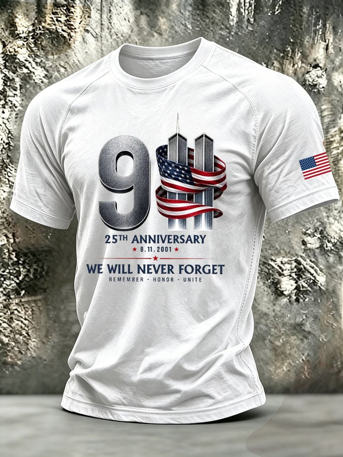 Men's Retro Print Short-Sleeve T-Shirt