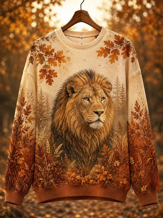 Women's Fall Animal Print Sweatshirt