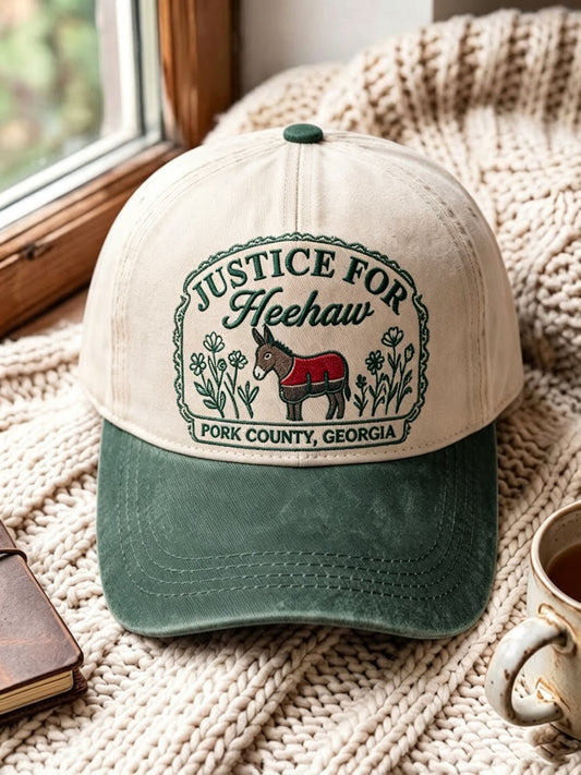 HeeHaw Donkey Print Baseball Cap