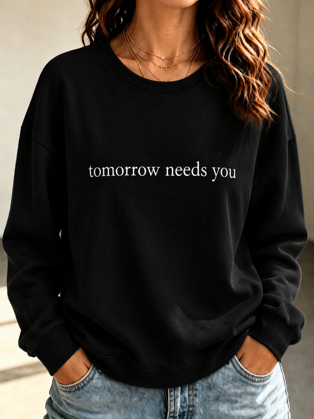 Women's Mental Health&Suicide Prevention Awareness Print Sweatershirt