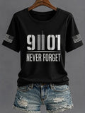 9.11 Never Forget Printing  T-Shirts