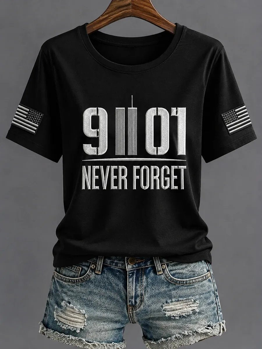 9.11 Never Forget Printing  T-Shirts