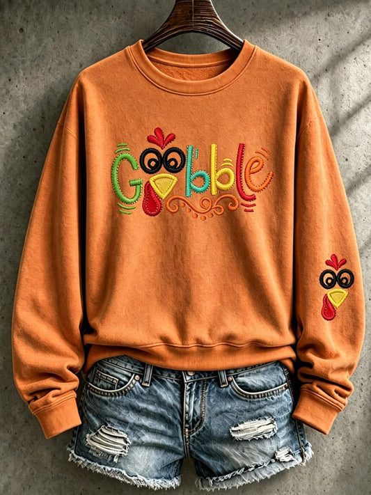 Women's Thanksgiving Print Top