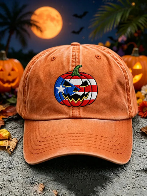 🎃Unisex Halloween In Puerto Rico Printed Baseball Cap