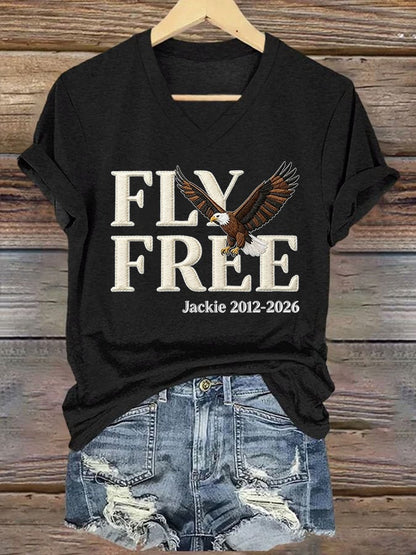 Women's Fly Free Jackie Print T-shirt