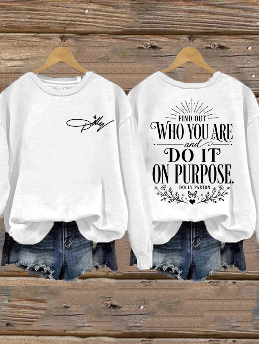 Women's Dolly Parton Memorial Print Sweatshirt