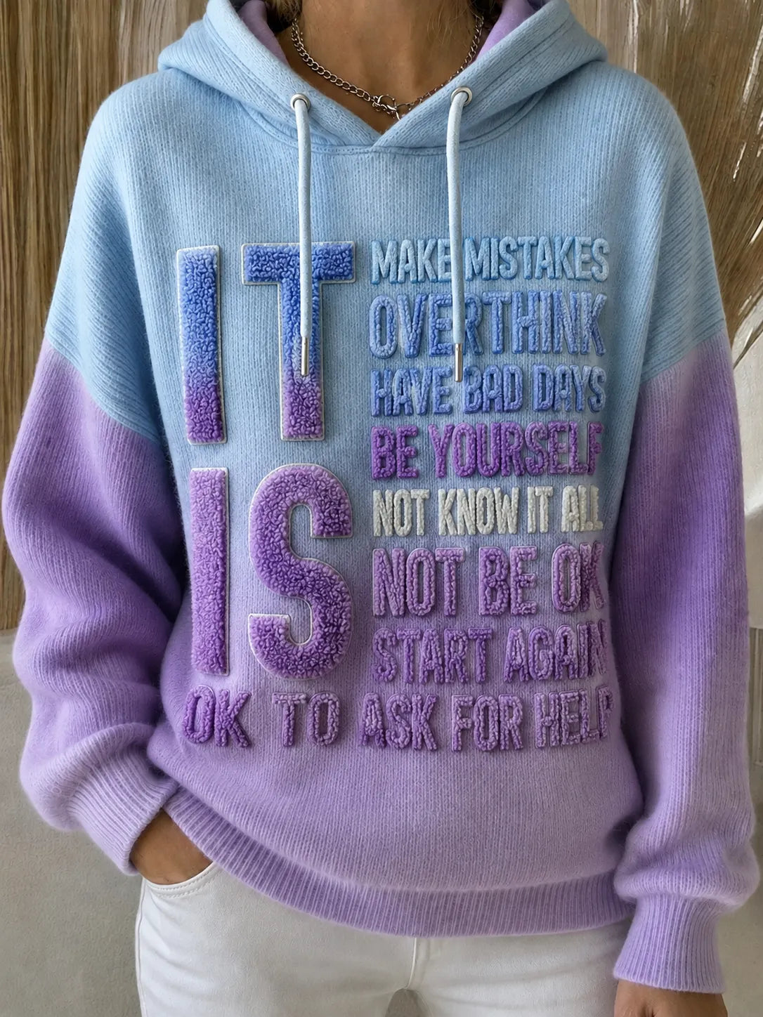 Women's Mental Health&Suicide Prevention Awareness Print Hoodie