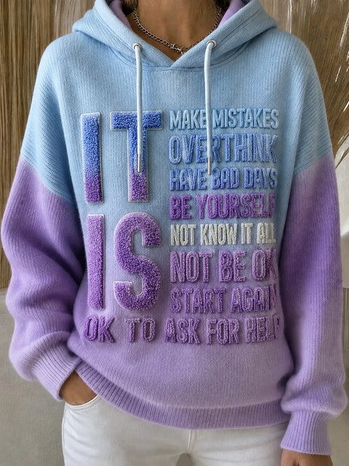 Women's Mental Health&Suicide Prevention Awareness Print Hoodie