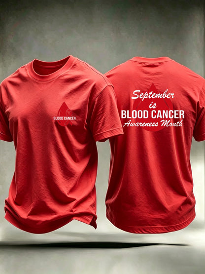 Men's Blood Cancer Awareness Short-Sleeve T-Shirt