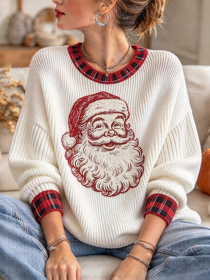Women's Casual Print Knit Top