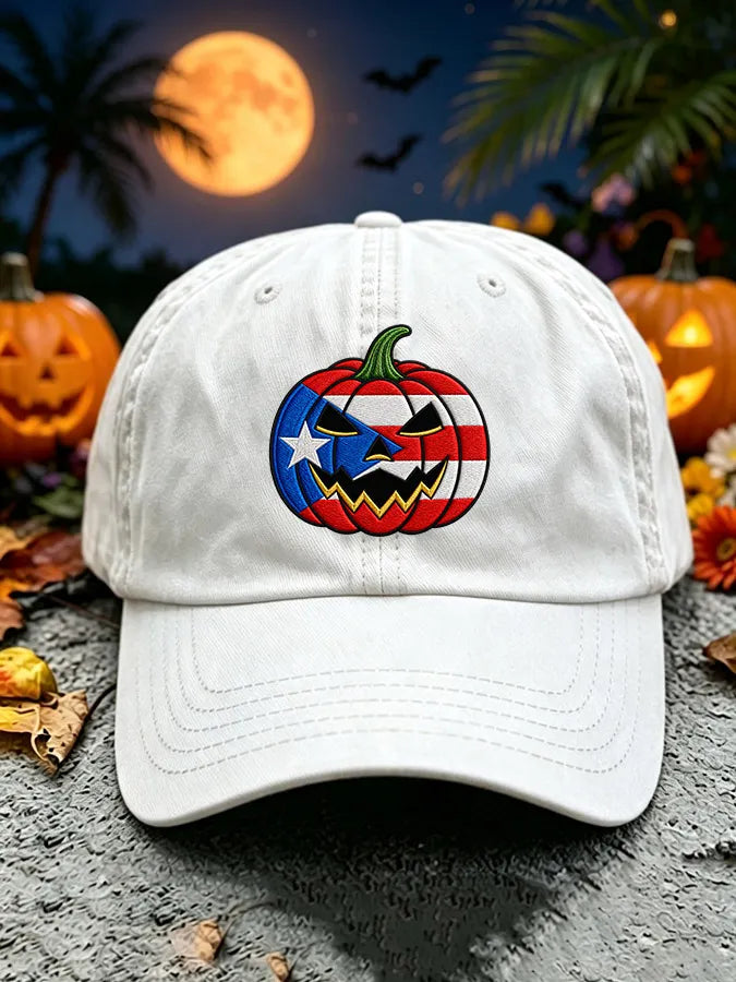 🎃Unisex Halloween In Puerto Rico Printed Baseball Cap