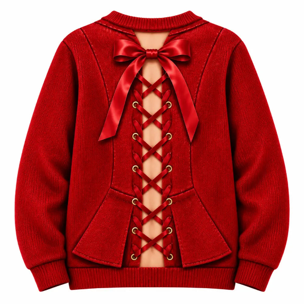 Naughty Accountant Christmas Sweater – Funny 3D Illusion Print