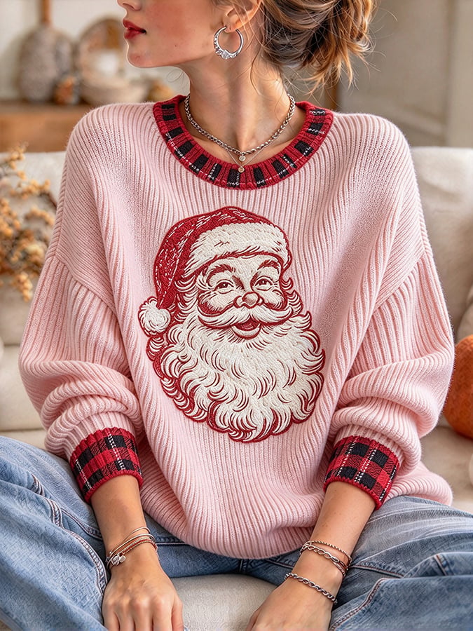 Women's Casual Print Knit Top