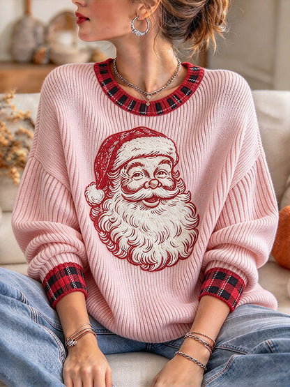 Women's Casual Print Knit Top
