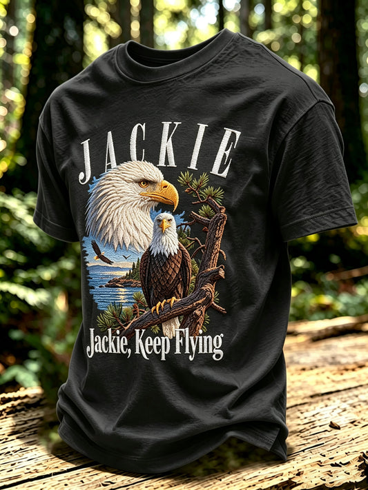 Men's  Jackie and Shadow Print Short-Sleeve T-Shirt