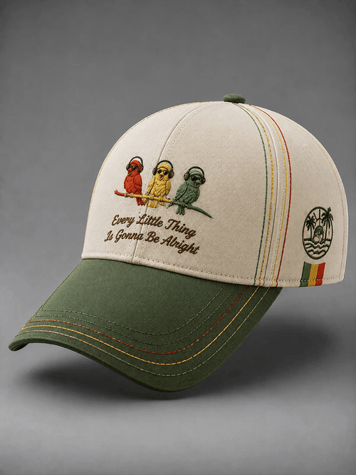 Unisex Every Little Thing Is Gonna Be Alright Printed Hat