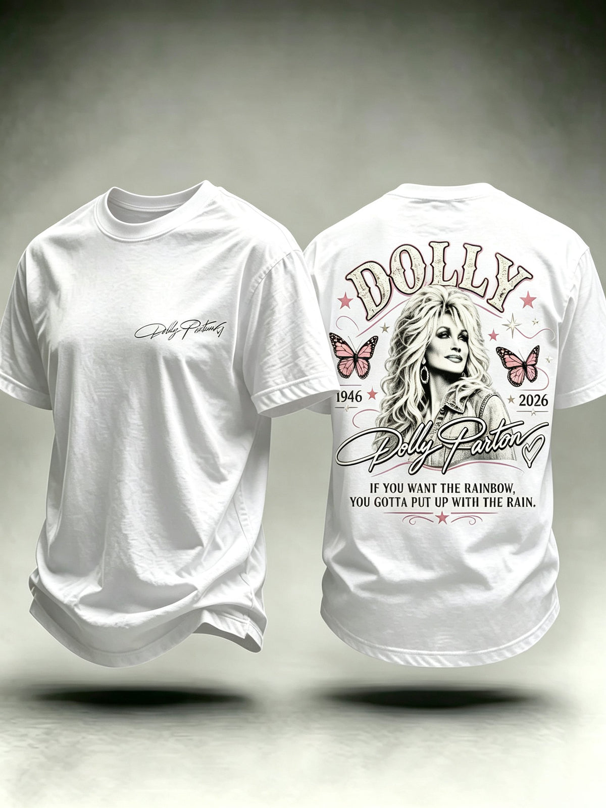 Men's Rip Country Music Lover Queen of Country Printed T-shirt