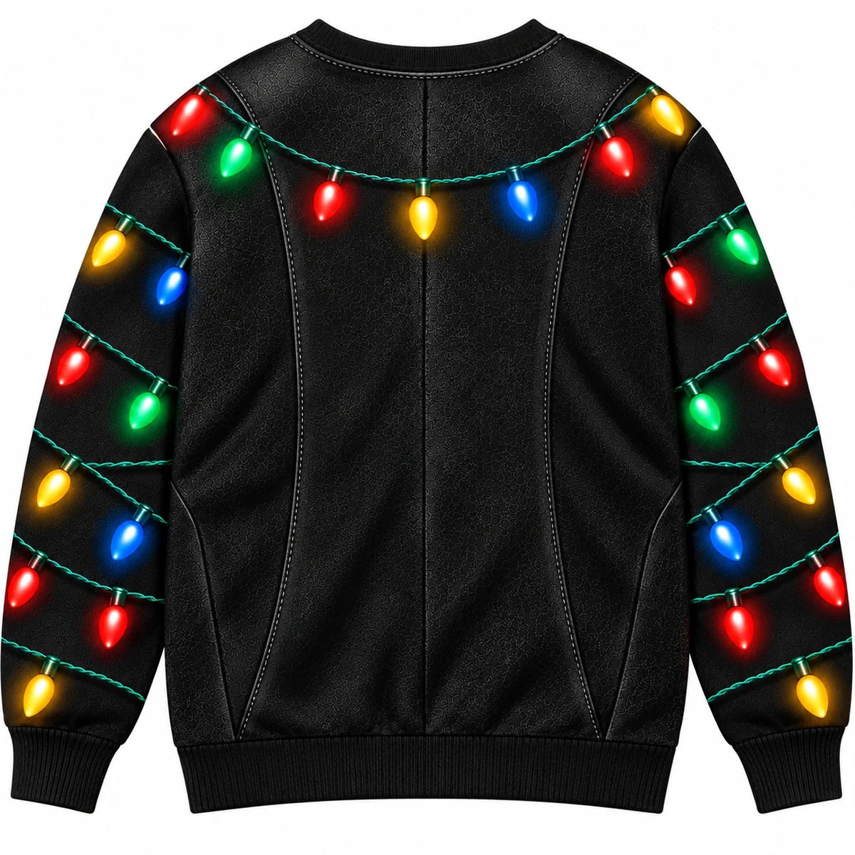 Men’s Funny Christmas Tuxedo Belly Print Sweatshirt – Festive Holiday Party Pullover
