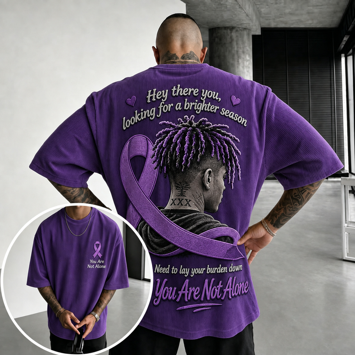 Men's Suicide Prevention Awareness T-shirt