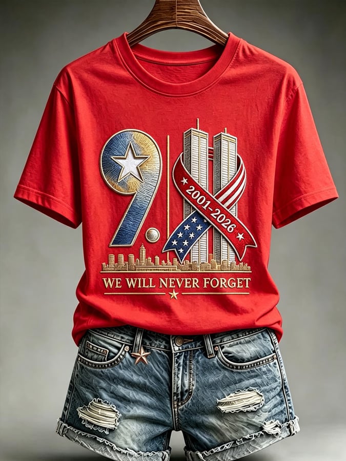Women's USA 911 Print T-Shirt