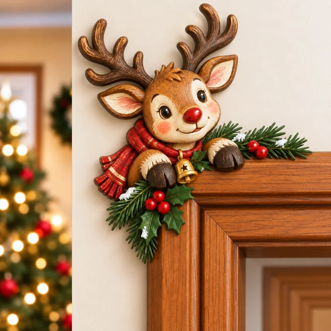 💯Christmas Peekaboo Door Frame Corner Decor