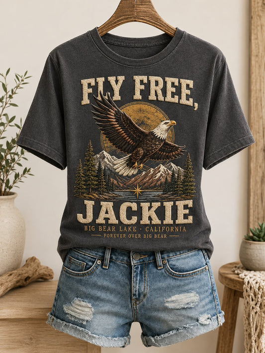 Women's Fly Free Jackie Print Tee