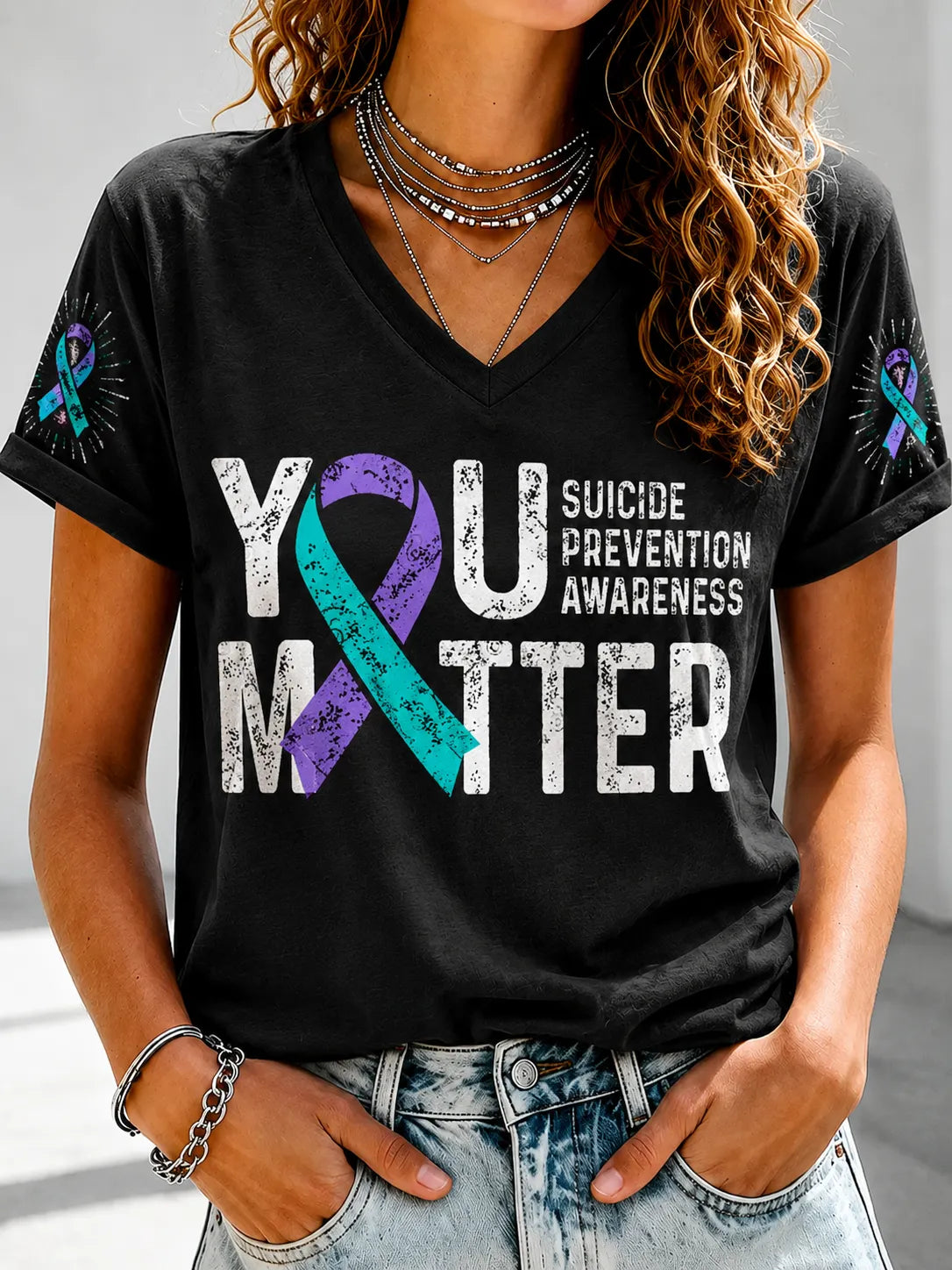 Women's Suicide Prevention Awareness T-Shirt