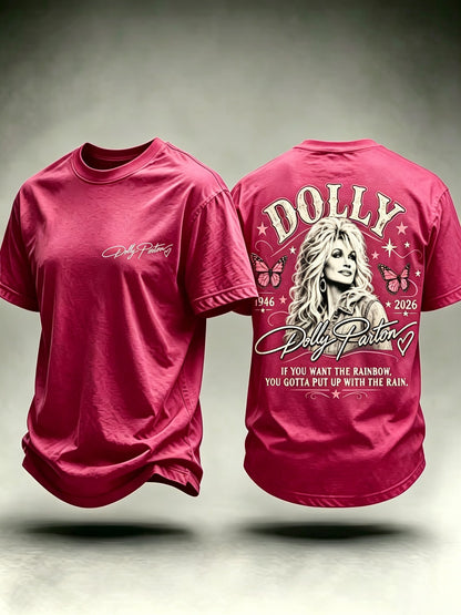 Men's Rip Country Music Lover Queen of Country Printed T-shirt