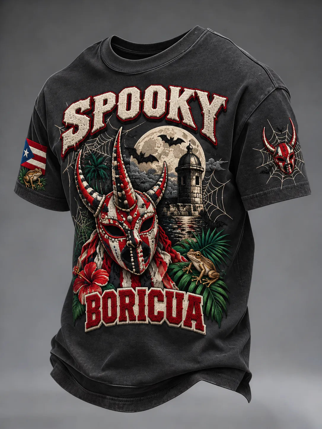 Men's Puerto Rico Halloween Graphic Shirt