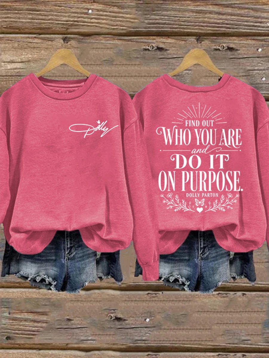 Women's Dolly Parton Memorial Print Sweatshirt